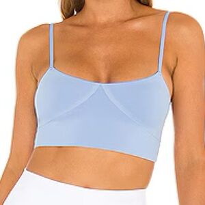 Brinley Longline Bralette in Blue Brighter Days - Free People Intimates